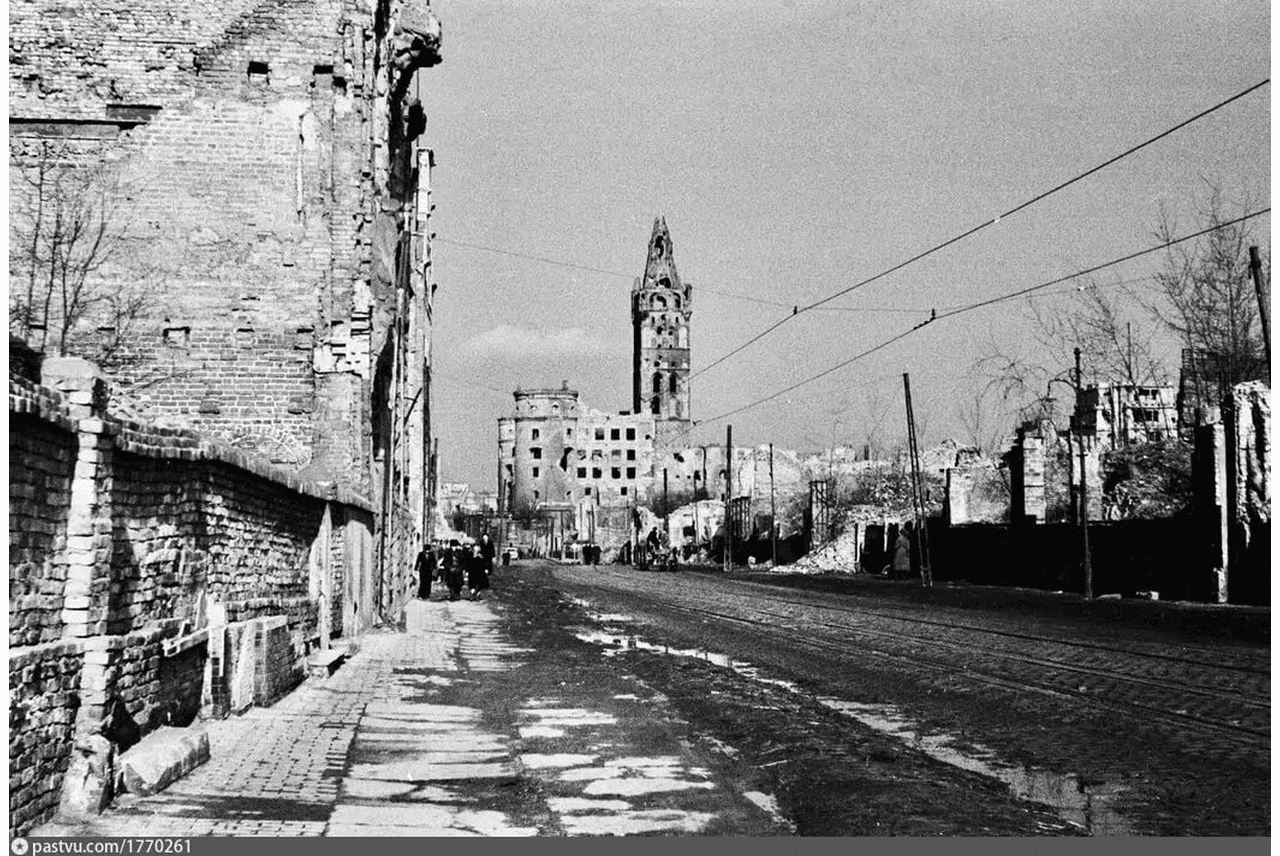 Улица Маяковского1950-1951г.