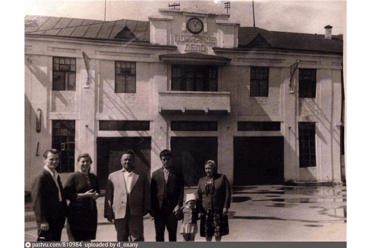 Пожарное депо в Правдинске, 1964