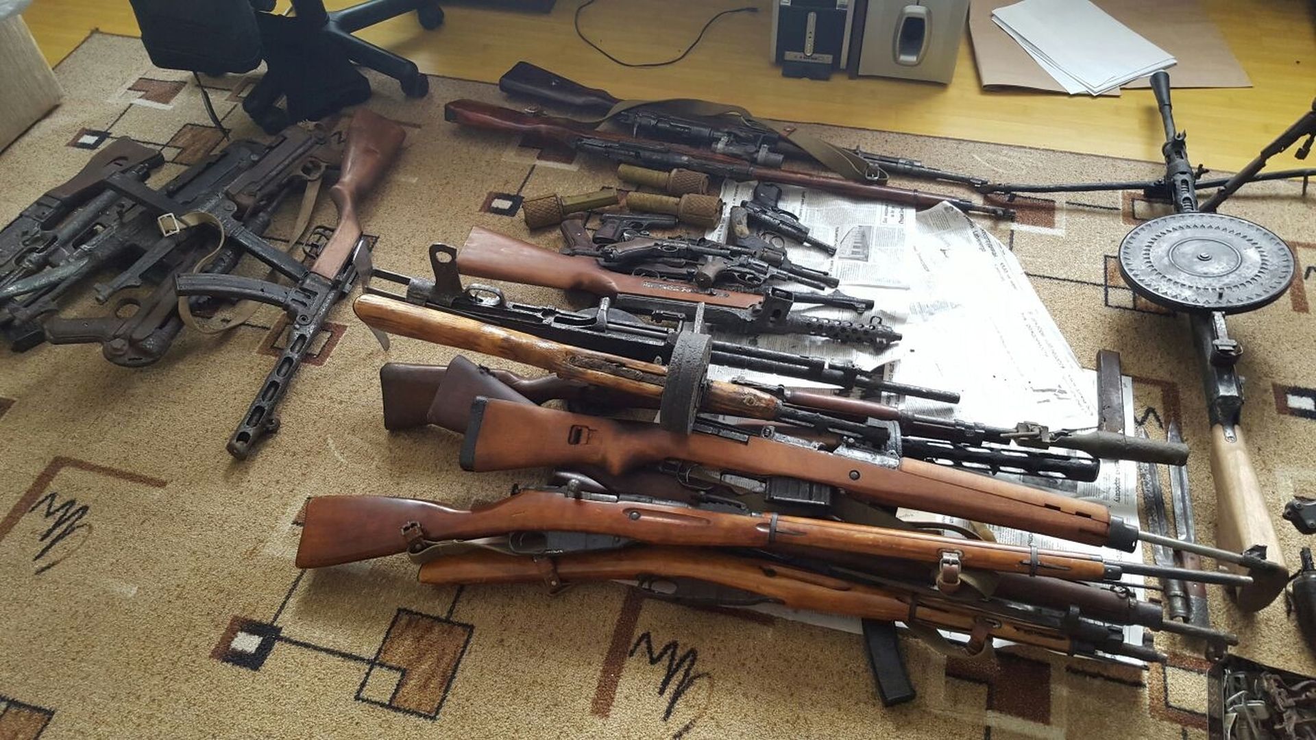 У жителей области с начала года изъяли более 220 единиц оружия