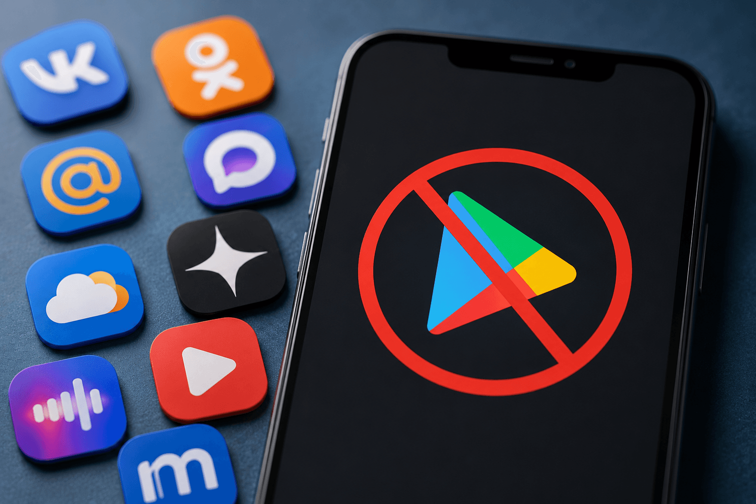 Google Play массово удалил российские приложения