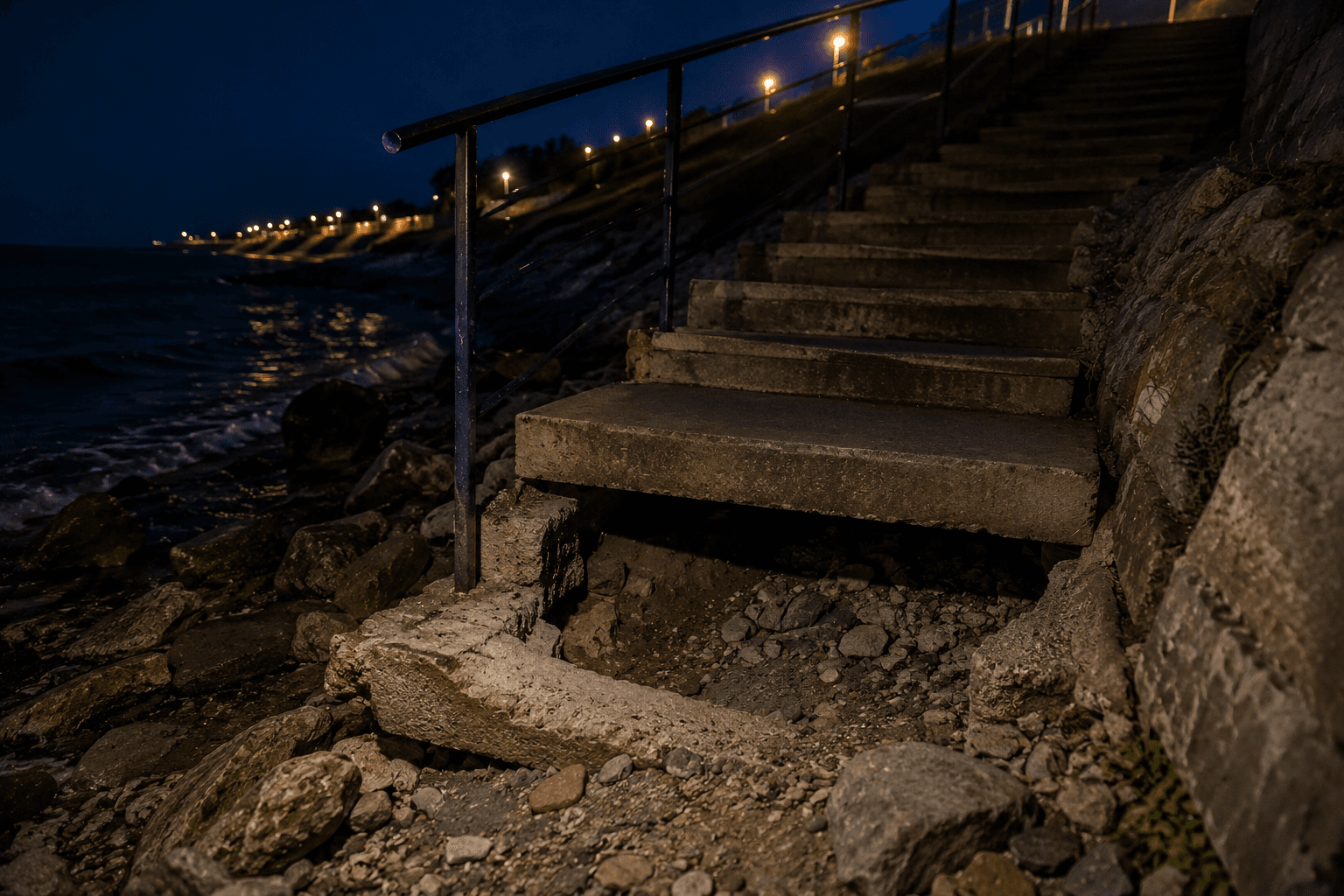 «Шагнула в пустоту»: туристка из Самары разбилась на лестнице у променада в Зеленоградске
