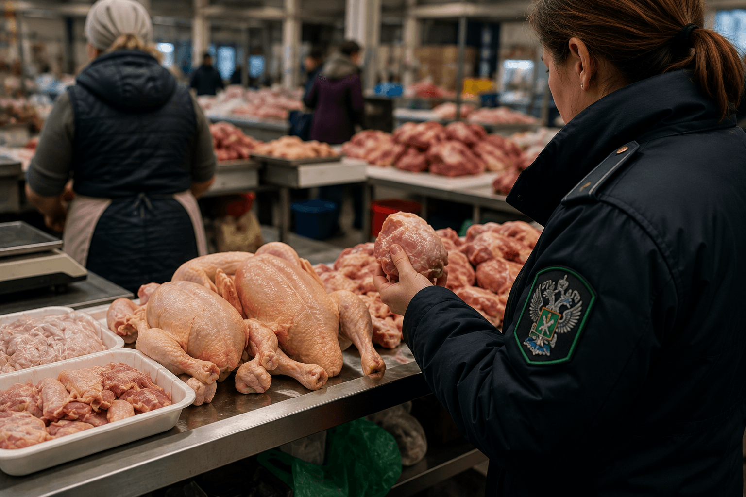 На рынке нашли мясо неизвестного происхождения: Россельхознадзор выявил серьезные нарушения