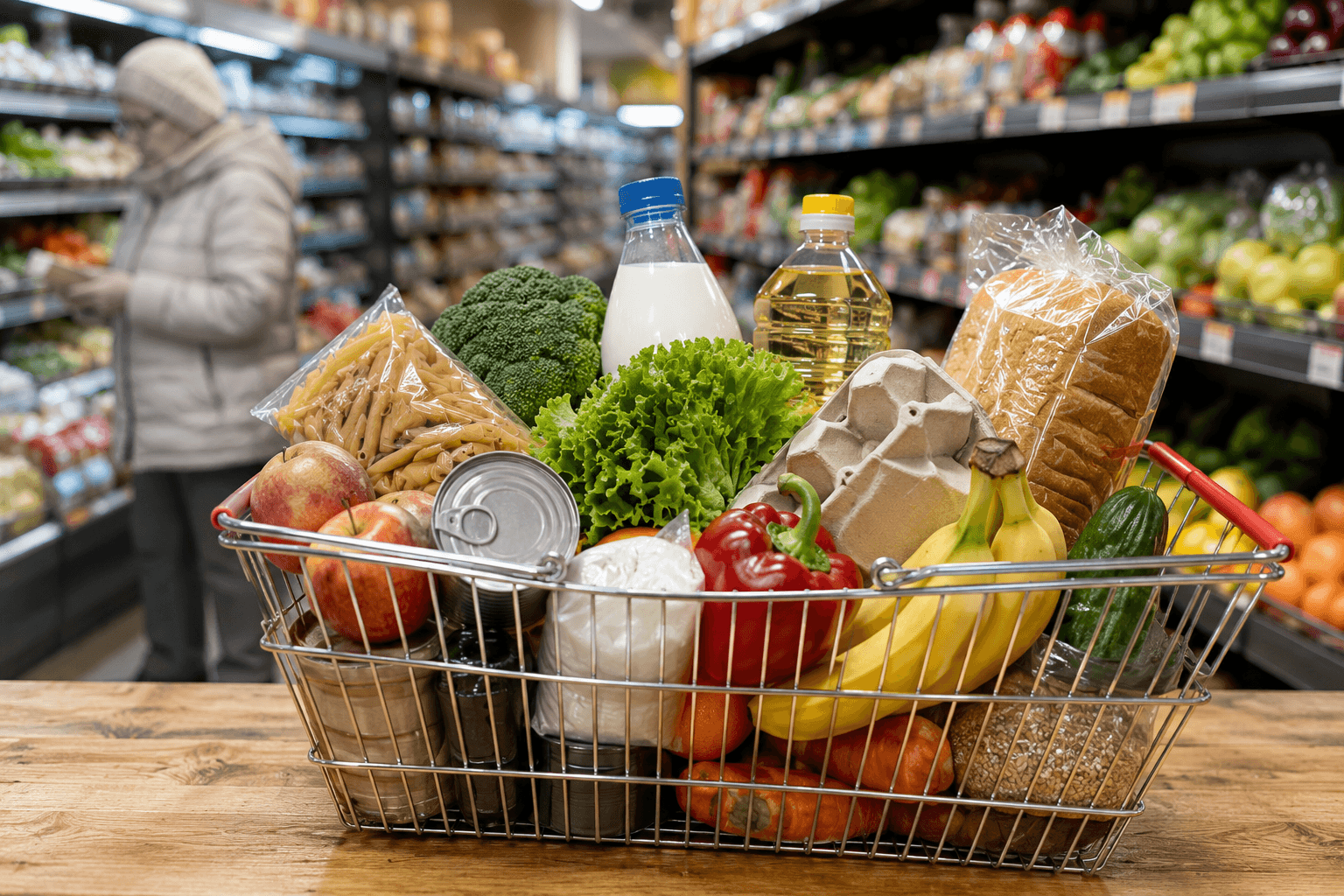 Продуктовая корзина в Калининградской области превысила 9 тысяч рублей