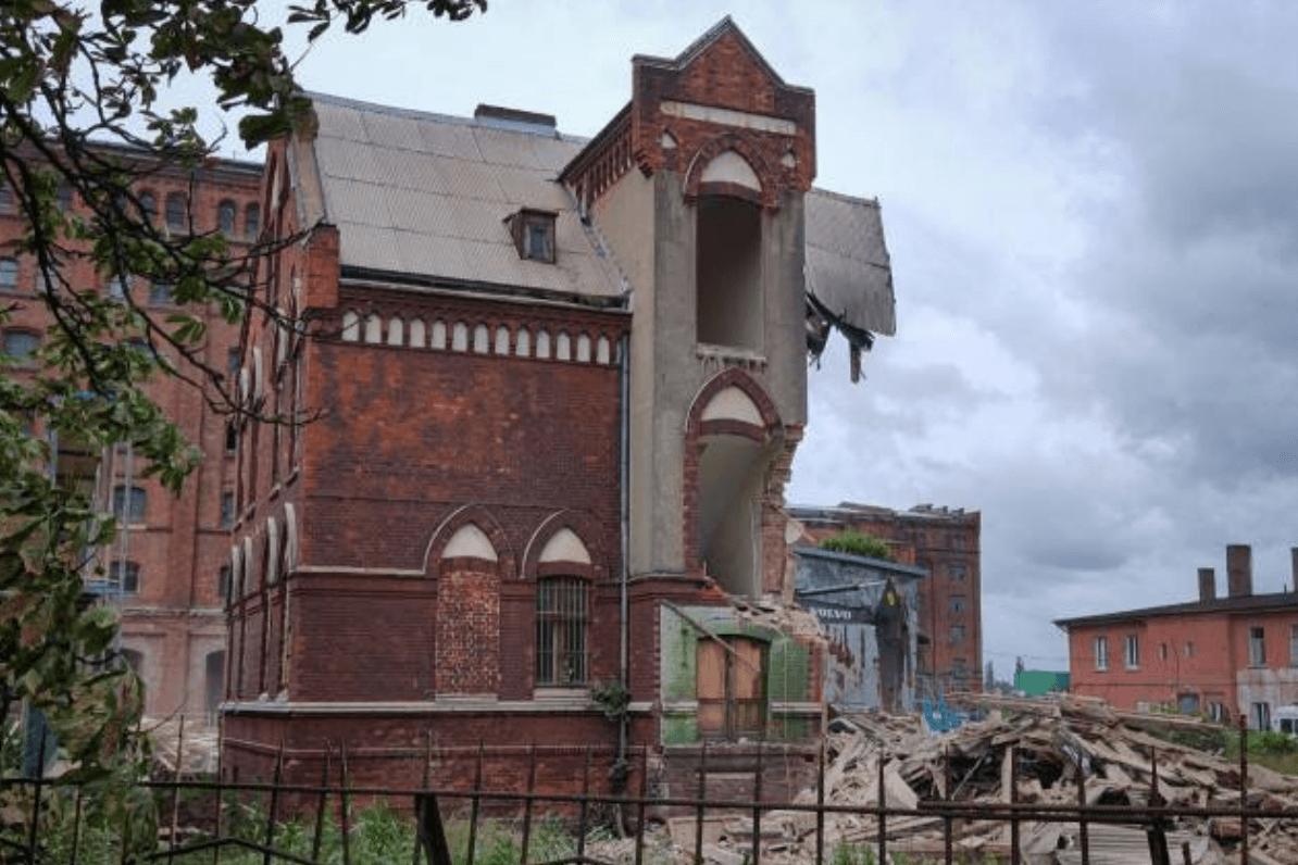 Историческое здание XIX века в Калининграде снесли безвозвратно