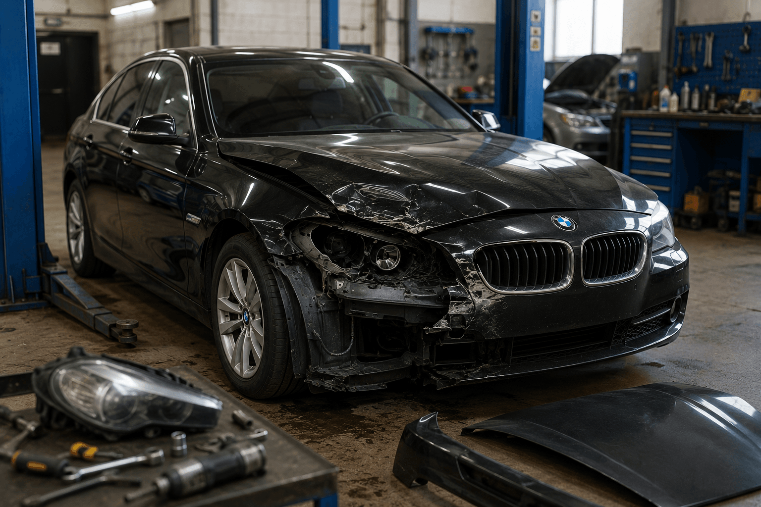 Отдала BMW в ремонт — получила разбитую машину: калининградка оценила ущерб в 450 тысяч рублей