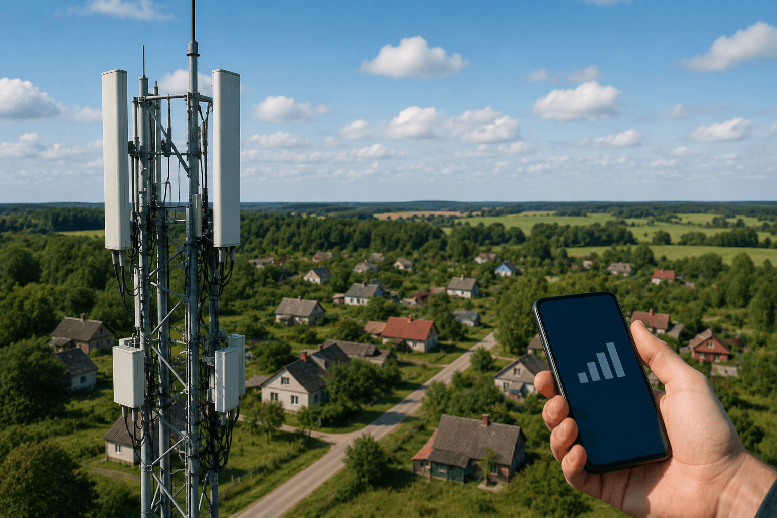 Мобильный интернет стал быстрее: МТС расширила LTE-покрытие сразу в восьми поселках