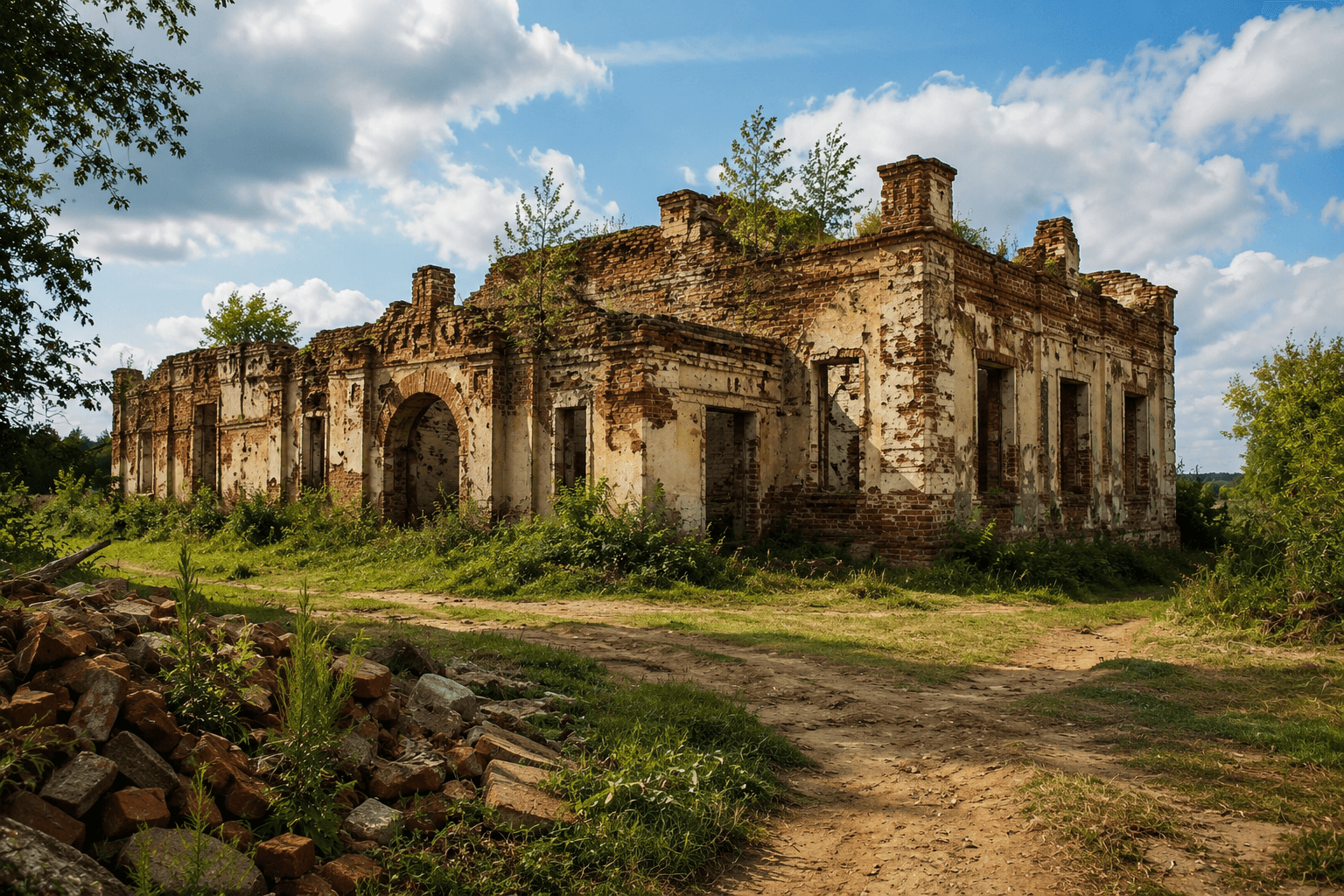Под Зеленоградском хотят закрыть доступ к руинам старинного немецкого имения