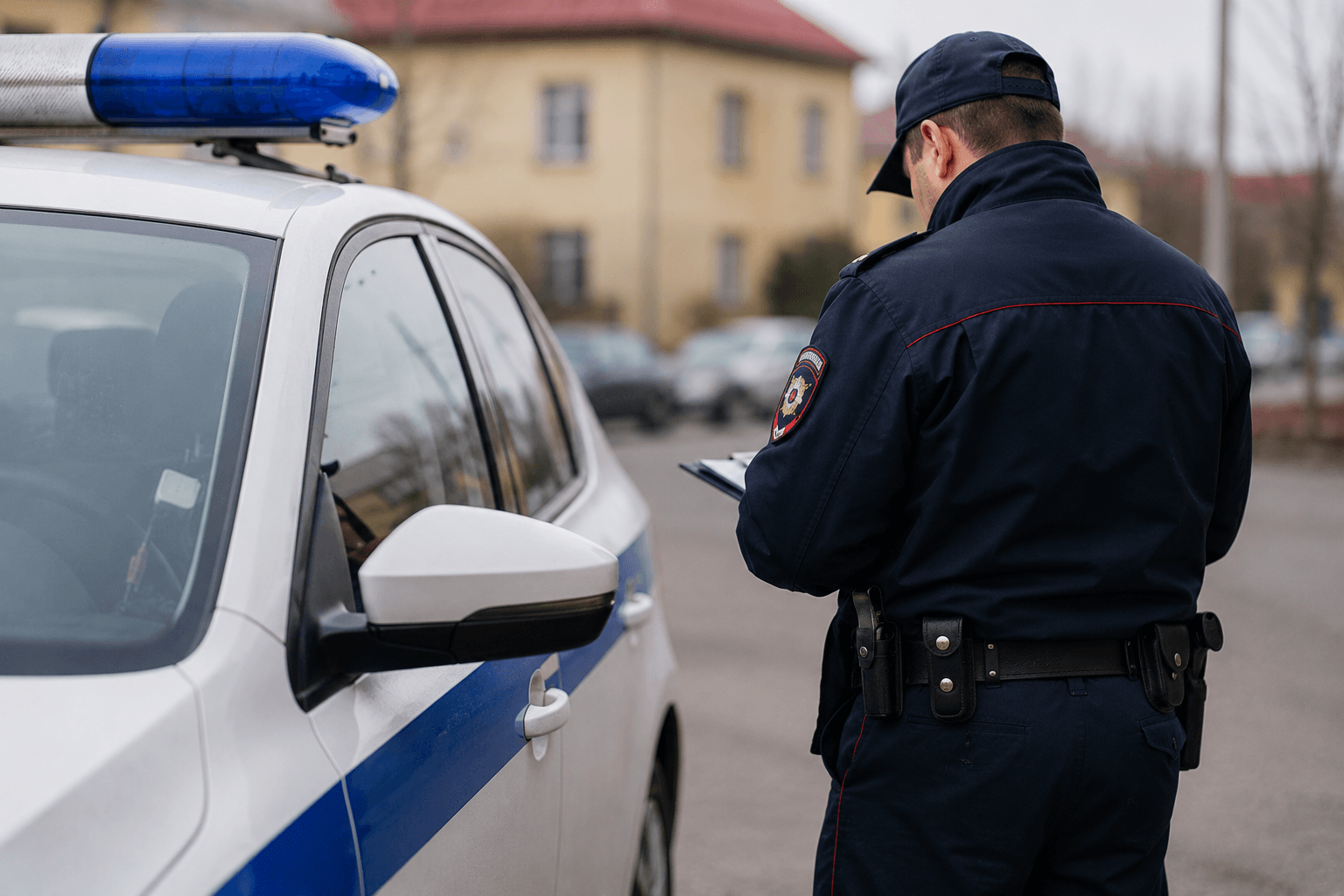Житель Пионерского напал на полицейского