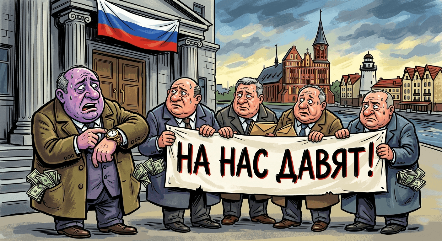 в Балтийске коррупционеры списали всё на силовиков